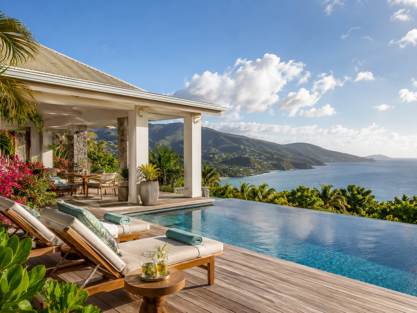 Key handover to guests by Mondélice Évasion concierge services in Guadeloupe