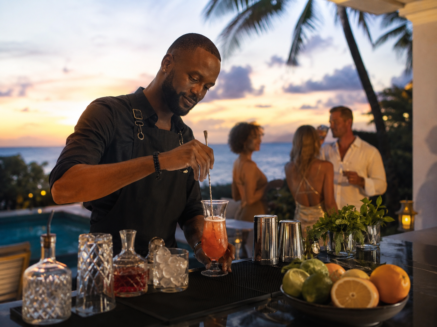 Private bartender and cocktails in Guadeloupe